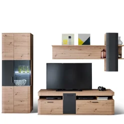 Wohnen Wohnwände<Topp Design Anbauwand Set - Vecenda (dreiteilig)