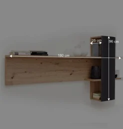 Wohnen Wohnwände<Topp Design Anbauwand Set - Vecenda (dreiteilig)