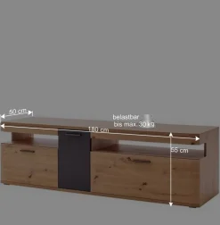 Wohnen Wohnwände<Topp Design Anbauwand Set - Vecenda (dreiteilig)
