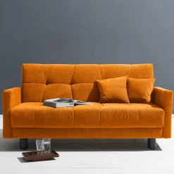 Wohnen Sofas<Topp Schlafcouch in Gelb Flachgewebe - Gatria