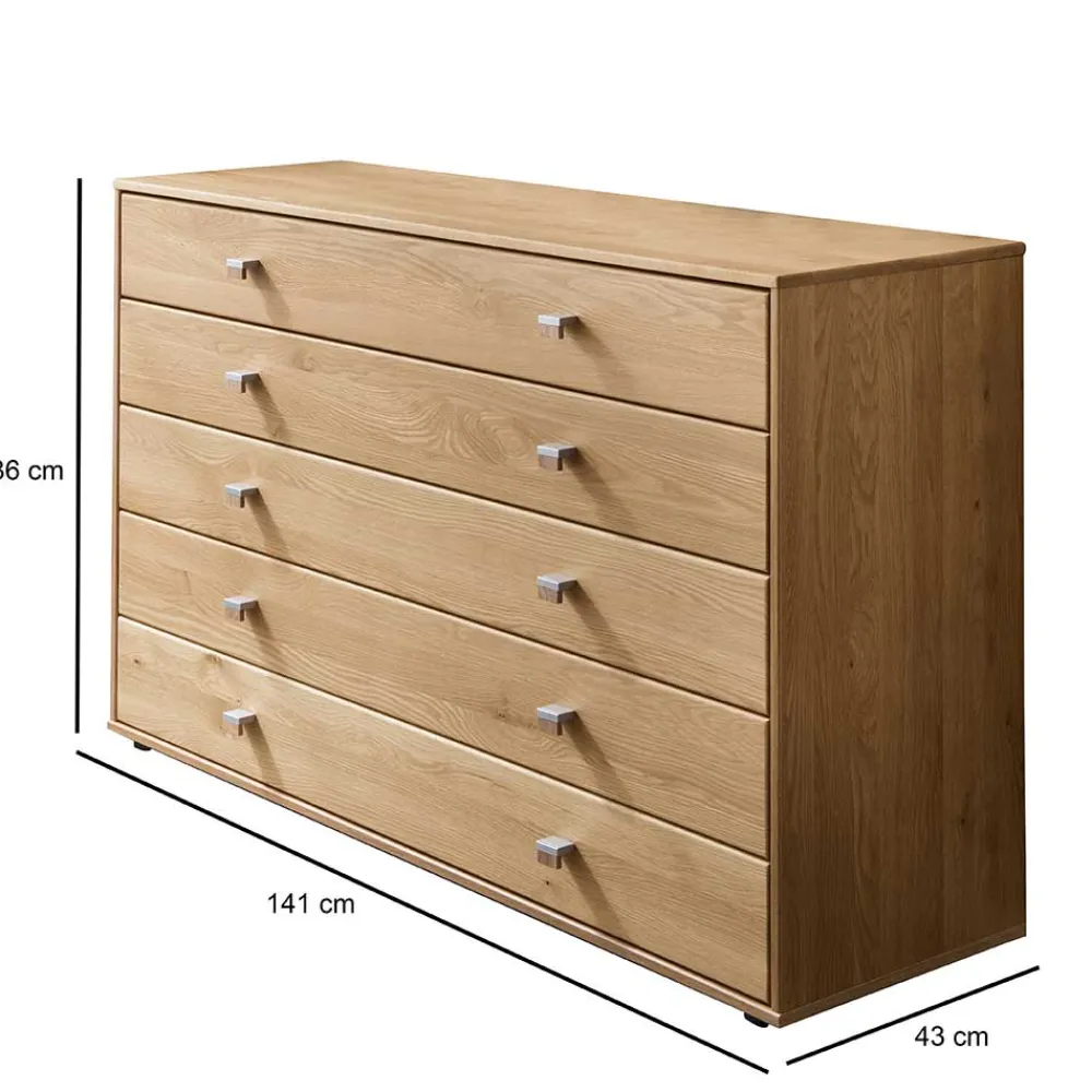 Wohnen Sideboards<Topp Schlafzimmer Holzkommode 141x86x43 cm - Emdsiva