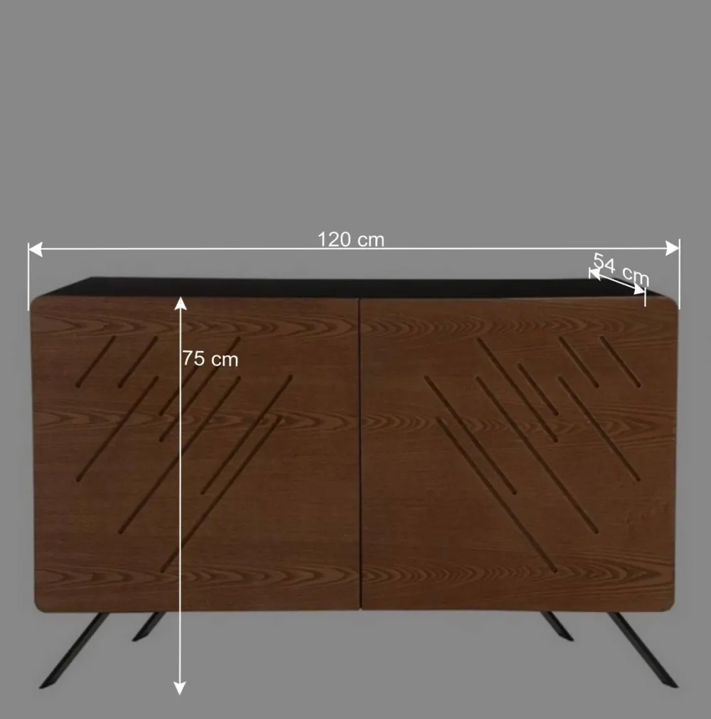 Wohnen Sideboards<Türen Kommode mit Esche Furnier Front - Lirou
