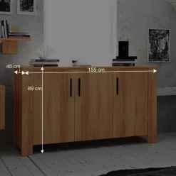 Wohnen Sideboards<Türen Sideboard Mosniak aus Kernbuche Massivholz