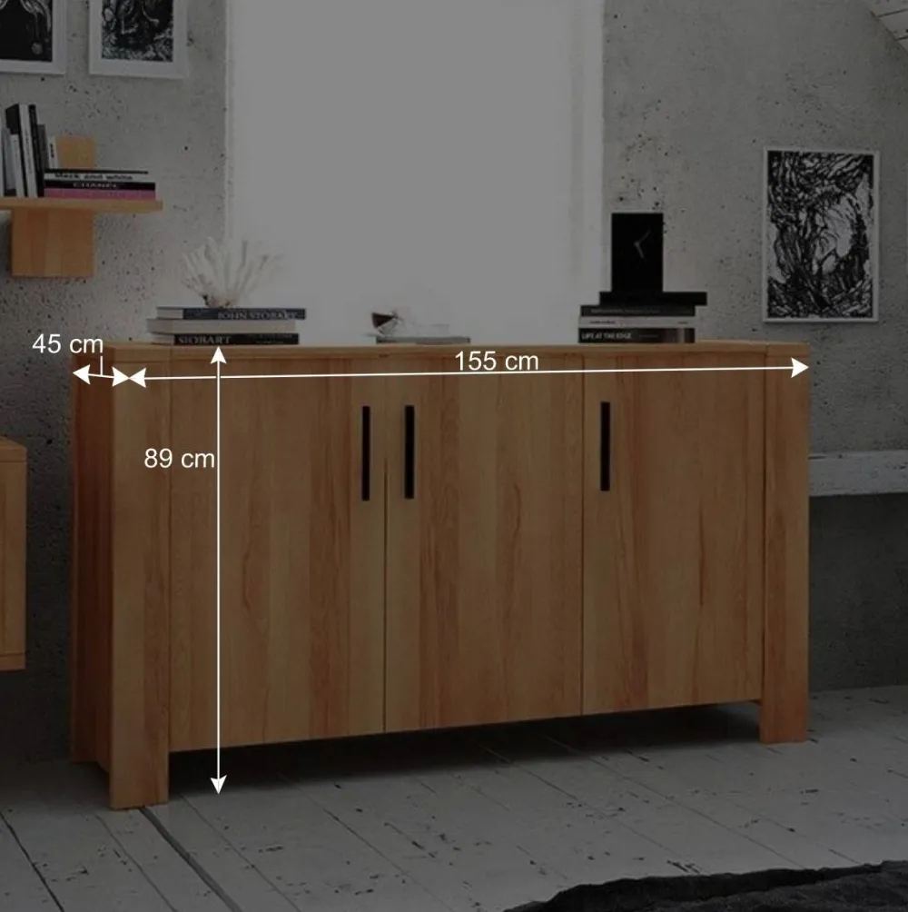 Wohnen Sideboards<Türen Sideboard Mosniak aus Kernbuche Massivholz