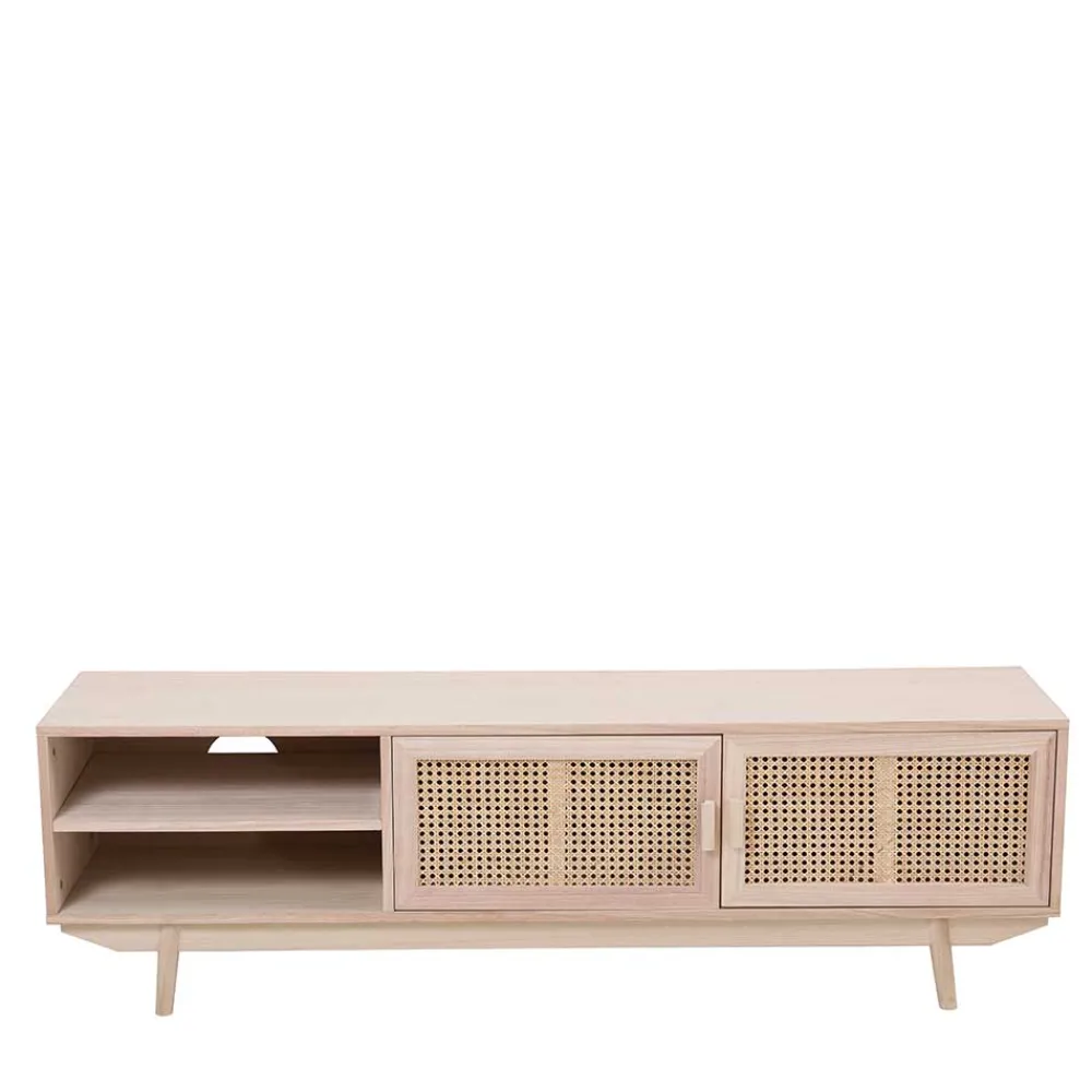 Wohnen Tv & Hifi-Möbel|Lowboards<Trend Design Lowboard mit Wiener Geflecht Türen - Oncinasa