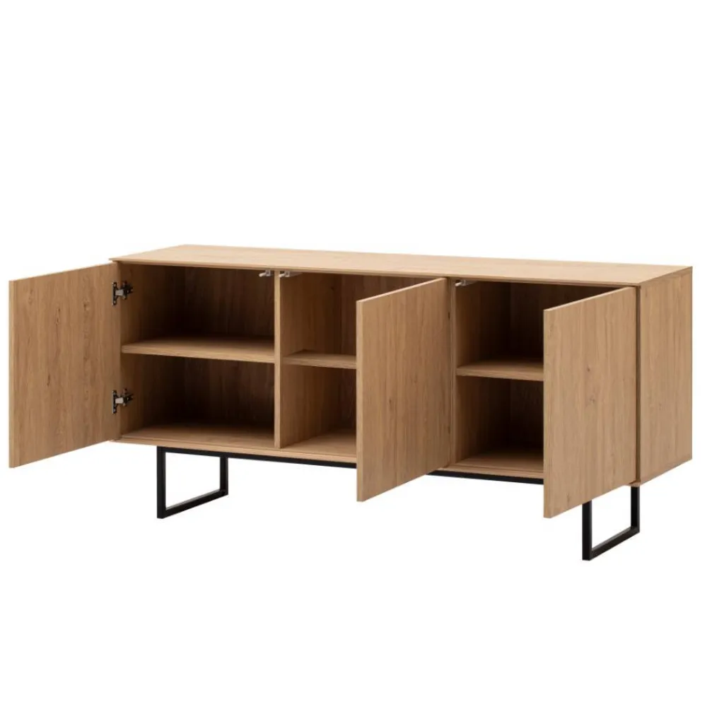 Wohnen Sideboards<Türen-Kommode in Eiche Stone - Jaskin
