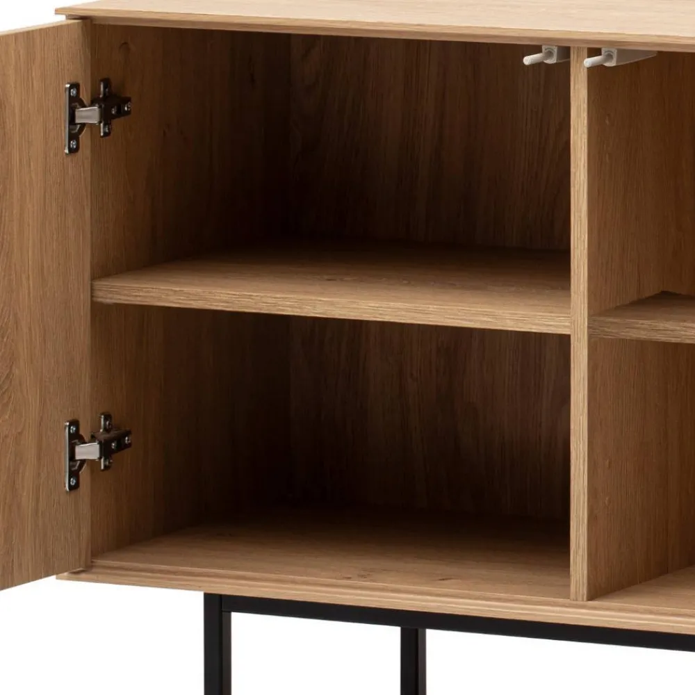 Wohnen Sideboards<Türen-Kommode in Eiche Stone - Jaskin