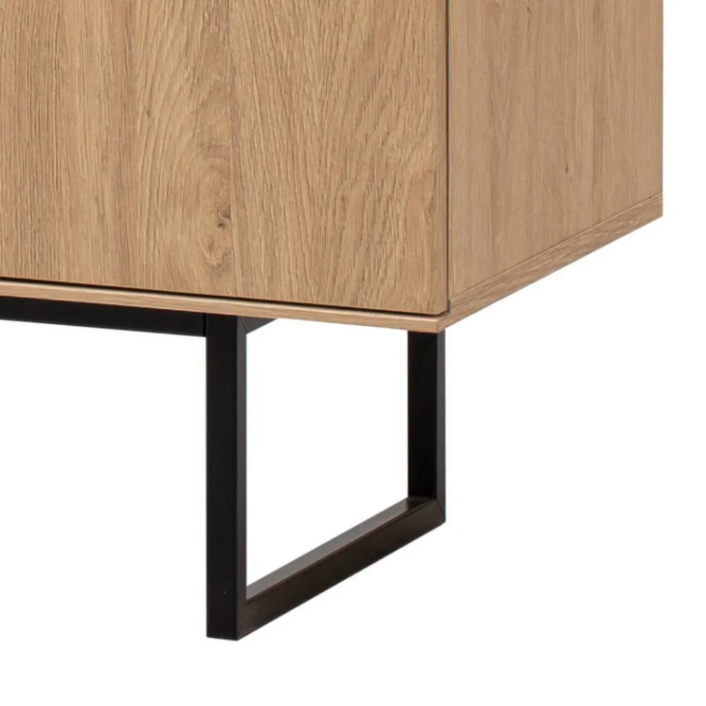 Wohnen Sideboards<Türen-Kommode in Eiche Stone - Jaskin
