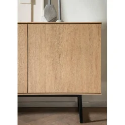 Wohnen Sideboards<Türen-Kommode in Eiche Stone - Jaskin