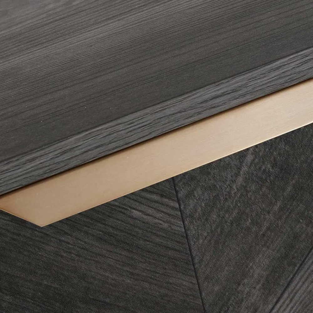 Wohnen Sideboards<Türen-Kommode in Holzoptik Black Wash - Salivi V