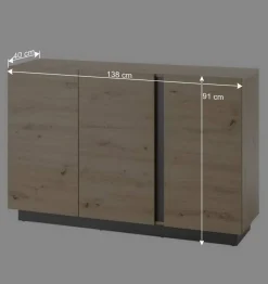Wohnen Sideboards<Türen-Kommode mit Sockelgestell - Lairian