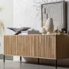 Wohnen Tv & Hifi-Möbel|Lowboards<Türen-Sideboard in Eiche & Schwarz - Banyo