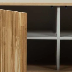 Wohnen Tv & Hifi-Möbel|Lowboards<Türen-Sideboard in Eiche & Schwarz - Banyo