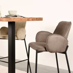Wohnen Hocker<Tresenstuhl mit 78 cm Sitzhöhe - Canja (2er Set)