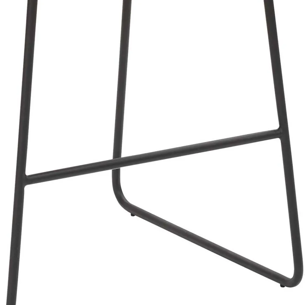Wohnen Hocker<Tresenstuhl mit 67cm Sitzhöhe in Anthrazit - Tonadella