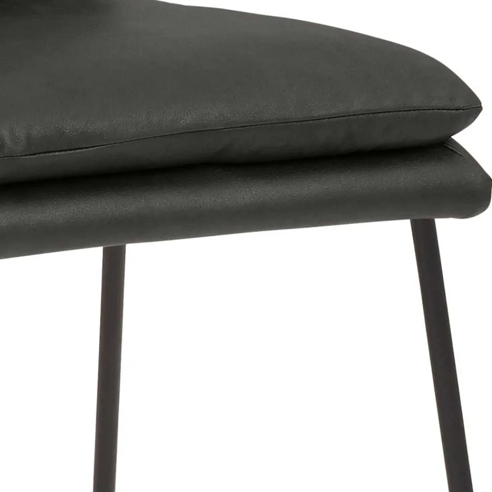 Wohnen Hocker<Tresenstuhl mit 67cm Sitzhöhe in Anthrazit - Tonadella