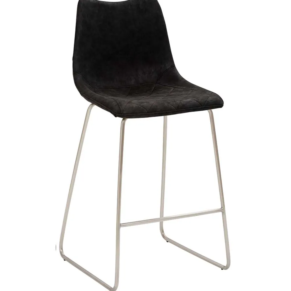 Wohnen Hocker<Tresenstuhl mit Fußablage modern - Jemain