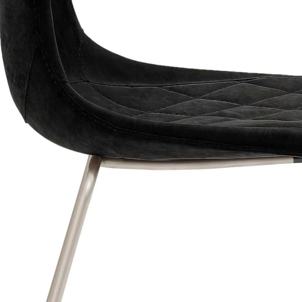 Wohnen Hocker<Tresenstuhl mit Fußablage modern - Jemain