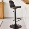 Wohnen Hocker<Tresenstuhl mit Schalensitz & Tellerfuß - Durencas (2er Set)