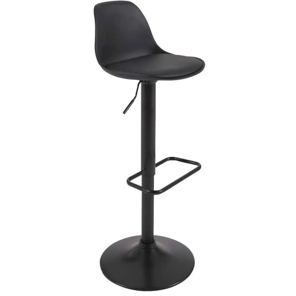Wohnen Hocker<Tresenstuhl mit Schalensitz & Tellerfuß - Durencas (2er Set)