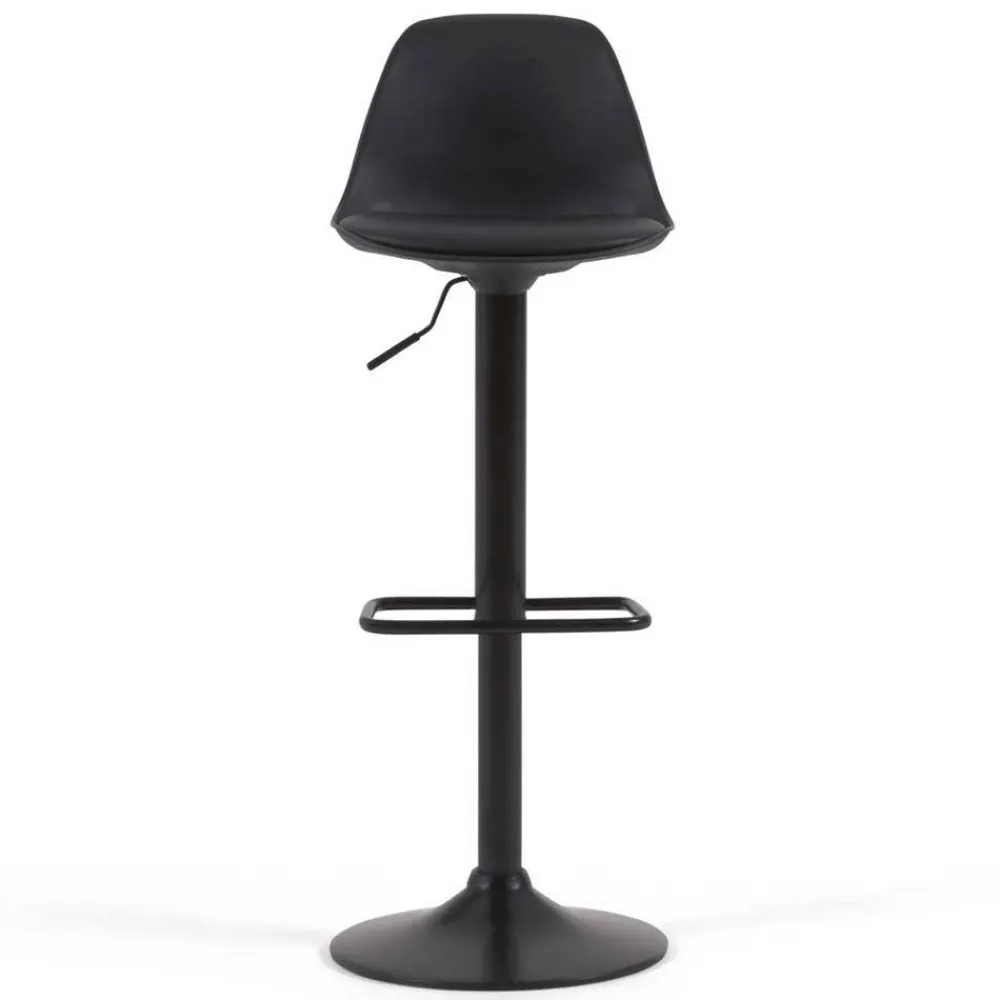 Wohnen Hocker<Tresenstuhl mit Schalensitz & Tellerfuß - Durencas (2er Set)