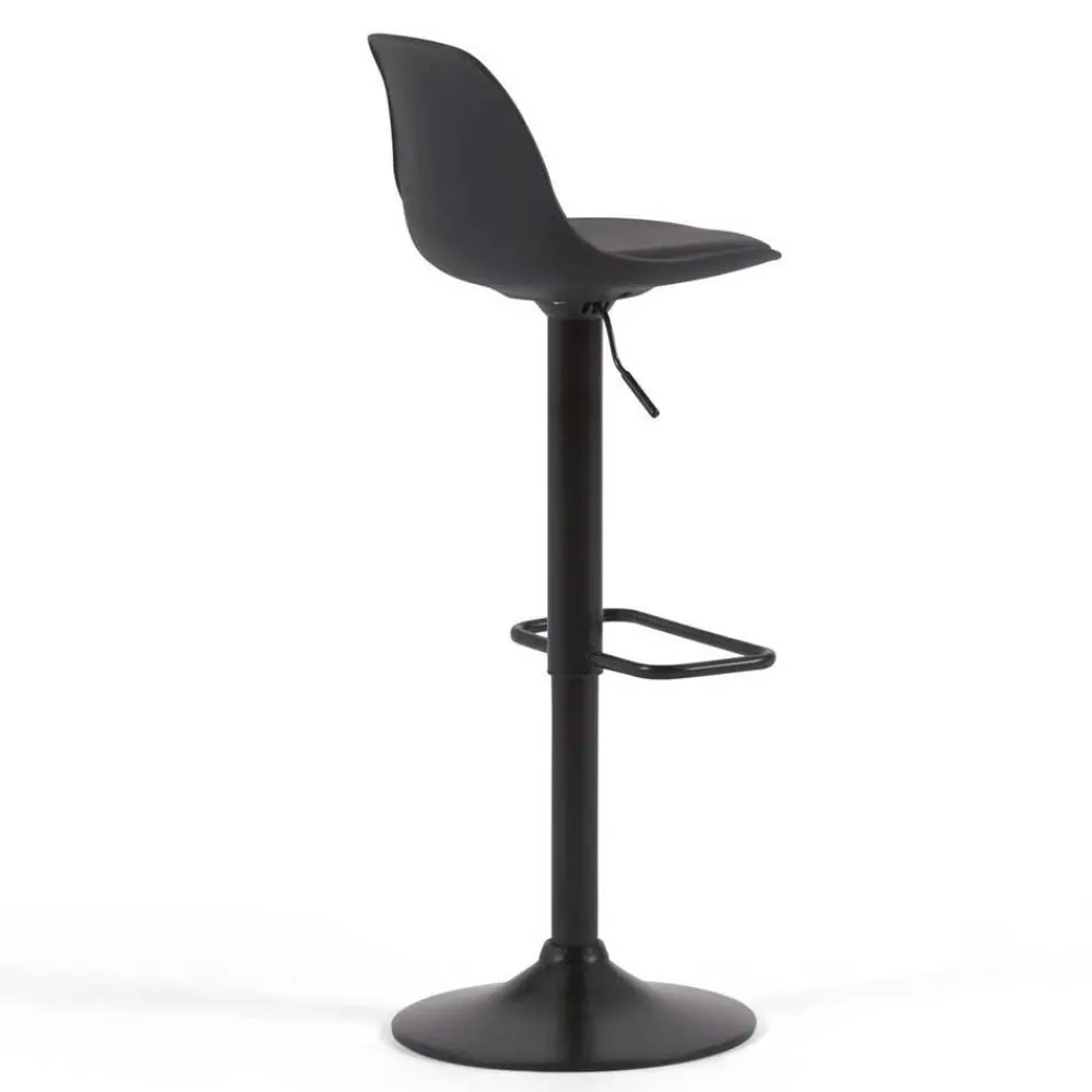 Wohnen Hocker<Tresenstuhl mit Schalensitz & Tellerfuß - Durencas (2er Set)