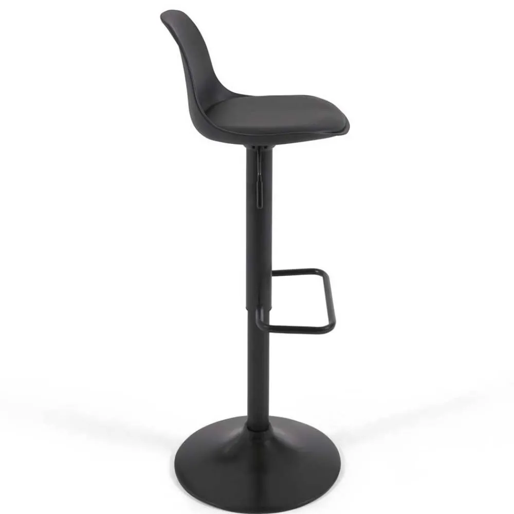 Wohnen Hocker<Tresenstuhl mit Schalensitz & Tellerfuß - Durencas (2er Set)