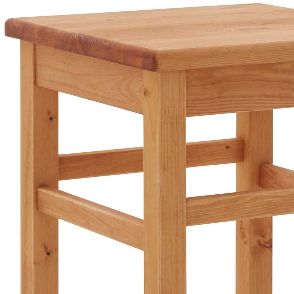 Wohnen Sitzgruppe<Tresentisch und Tresenhocker Set - Ribardo (dreiteilig)