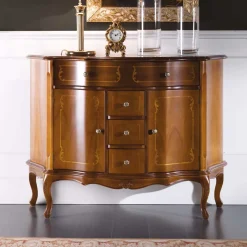 Wohnen Sideboards<2-türige Barock Kommode Dentro mit 4 Schubladen