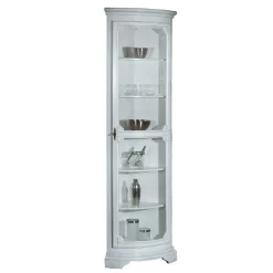 Wohnen Vitrinen<1-türige Eckvitrine im Vintage Design - Zarinas