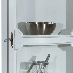 Wohnen Vitrinen<1-türige Eckvitrine im Vintage Design - Zarinas