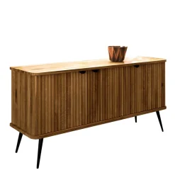Wohnen Sideboards<3-türige Holzkommode aus Wildeiche massiv - Casarius