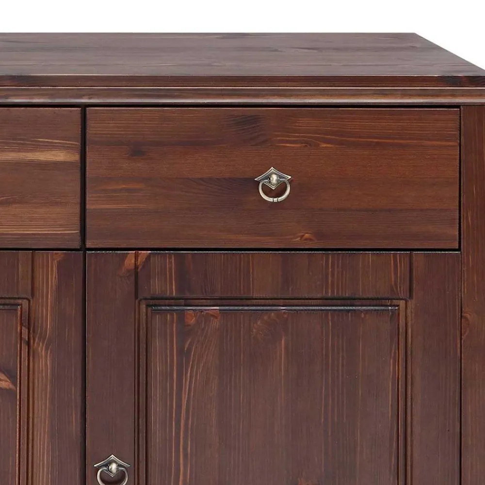 Wohnen Sideboards<3-türige Holzkommode mit 3 Schubladen - Luvin