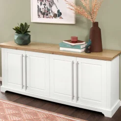Wohnen Sideboards<4-türige Kommode - modernes Landhaus - Eyzaco