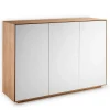 Wohnen Sideboards<3-türige Kommode aus Asteiche Massivholz - Zonga