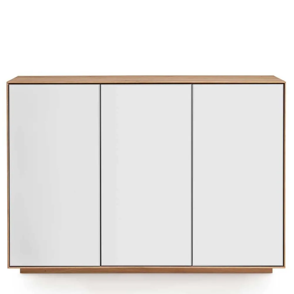 Wohnen Sideboards<3-türige Kommode aus Asteiche Massivholz - Zonga