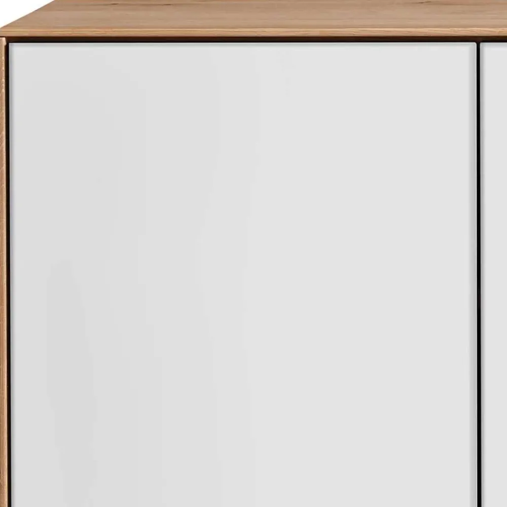 Wohnen Sideboards<3-türige Kommode aus Asteiche Massivholz - Zonga