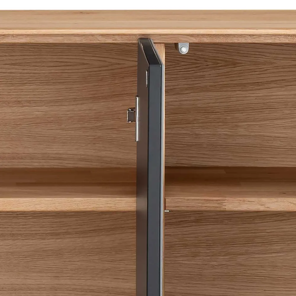 Wohnen Sideboards<3-türige Kommode aus Asteiche Massivholz - Zonga