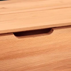 Wohnen Tv & Hifi-Möbel|Lowboards<3-türige Kommode aus Holz Kernbuche - Junola