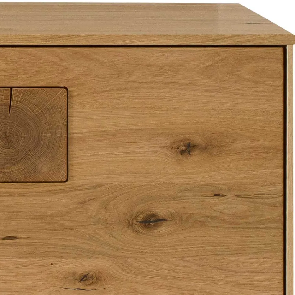 Wohnen Sideboards<3-türige Kommode aus Wildeiche Massivholz - Millena