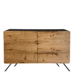 Wohnen Sideboards<2-türige Kommode mit Eiche Furnier Front - Yestinas