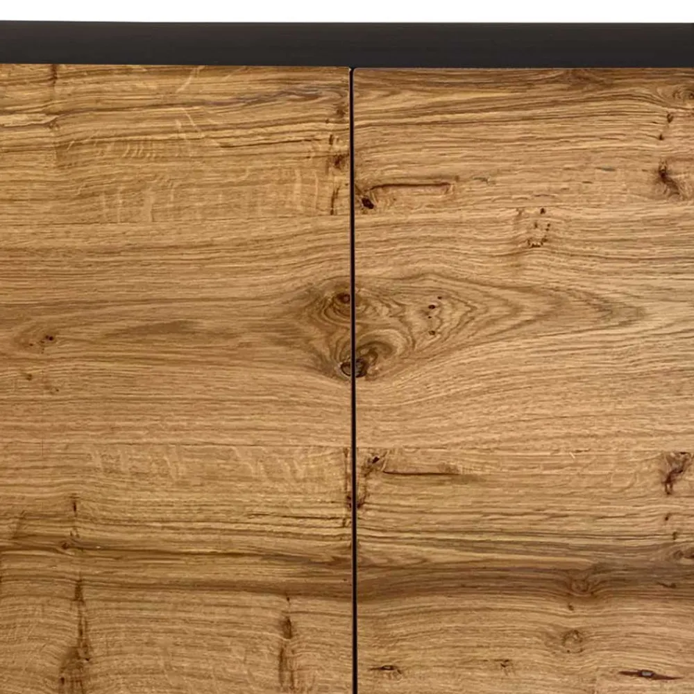 Wohnen Sideboards<2-türige Kommode mit Eiche Furnier Front - Yestinas