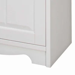 Wohnen Sideboards<3-türige Landhaus Kommode in Weiß & Honig - Ribeiro
