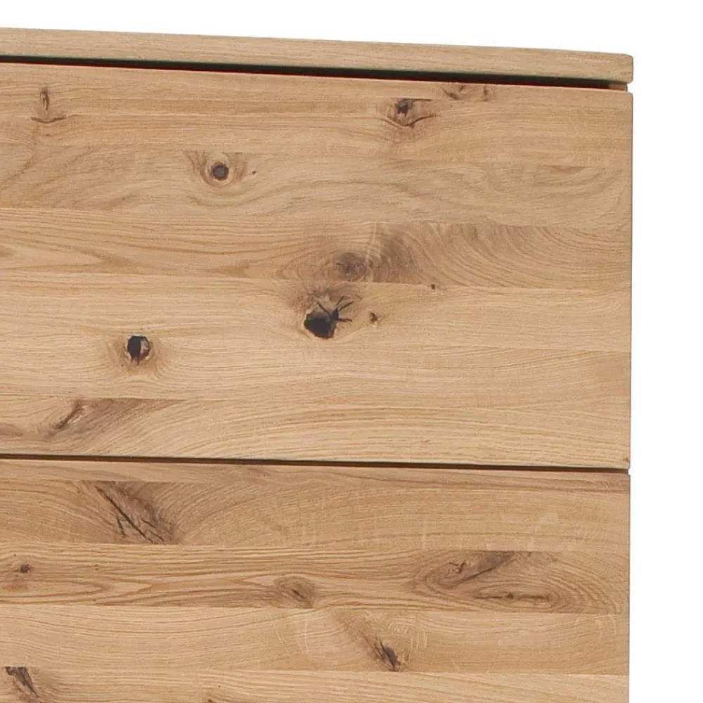 Wohnen Vitrinen|Schränke<1-türige Schrank Vitrine aus Massivholz - Crokas