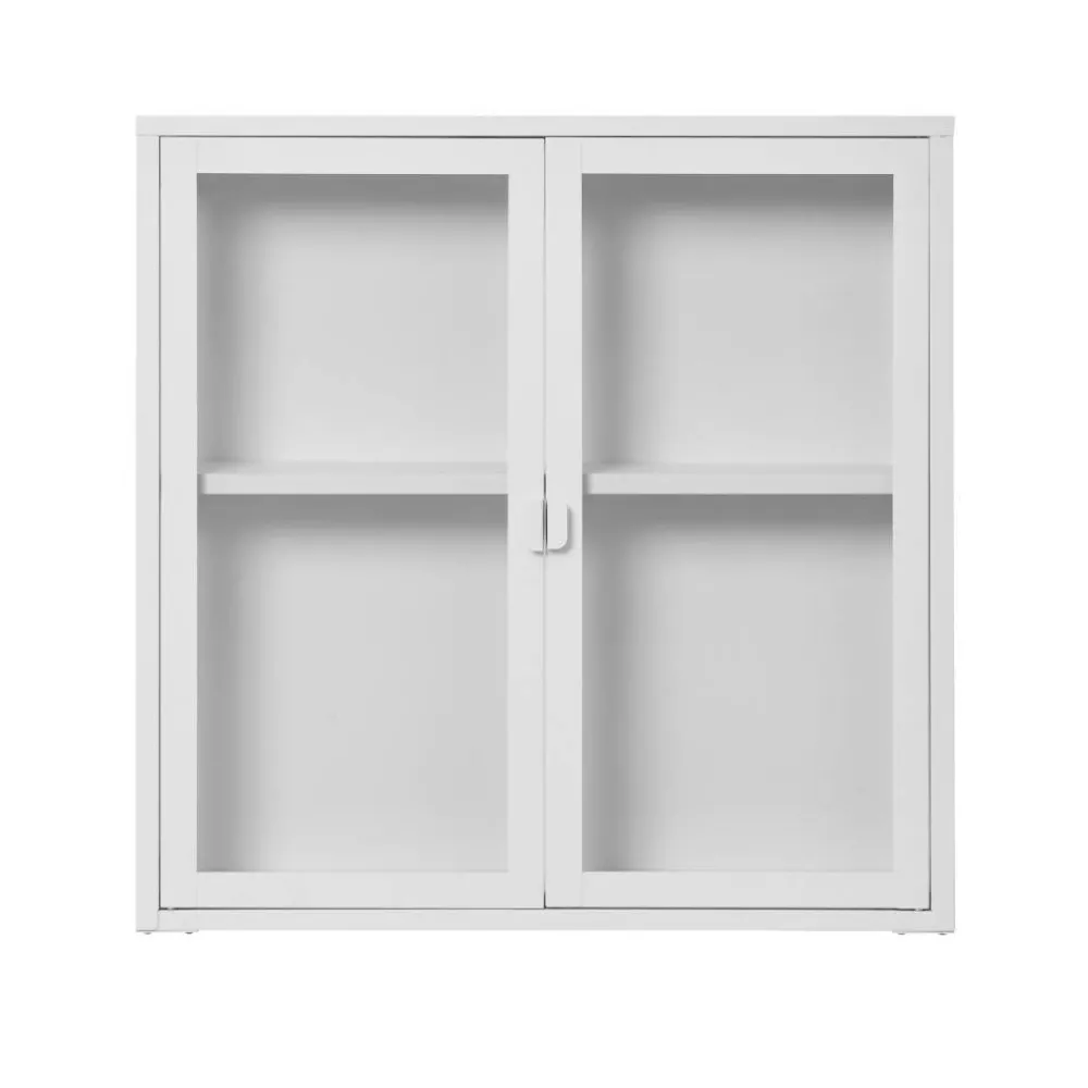 Wohnen Vitrinen<2-türige Wandvitrine aus Metall - Sancrez