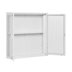 Wohnen Vitrinen<2-türige Wandvitrine aus Metall - Sancrez