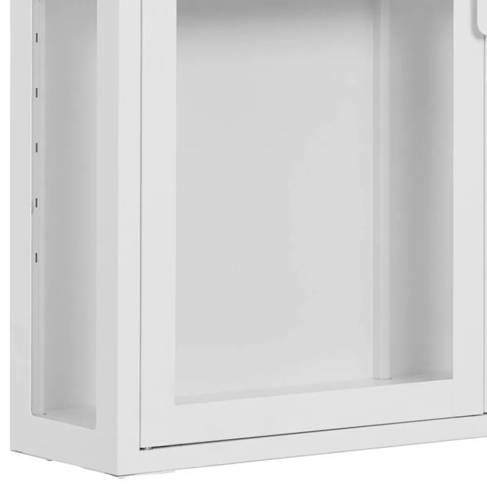Wohnen Vitrinen<2-türige Wandvitrine aus Metall - Sancrez