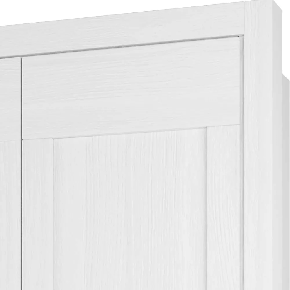 Wohnen Kleiderschränke|Schränke<3-türiger Country Kleiderschrank mit Spiegel - Imtreba