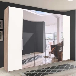 Wohnen Kleiderschränke|Schränke<3-türiger Falttüren-Kleiderschrank 300 cm - Vaclyn