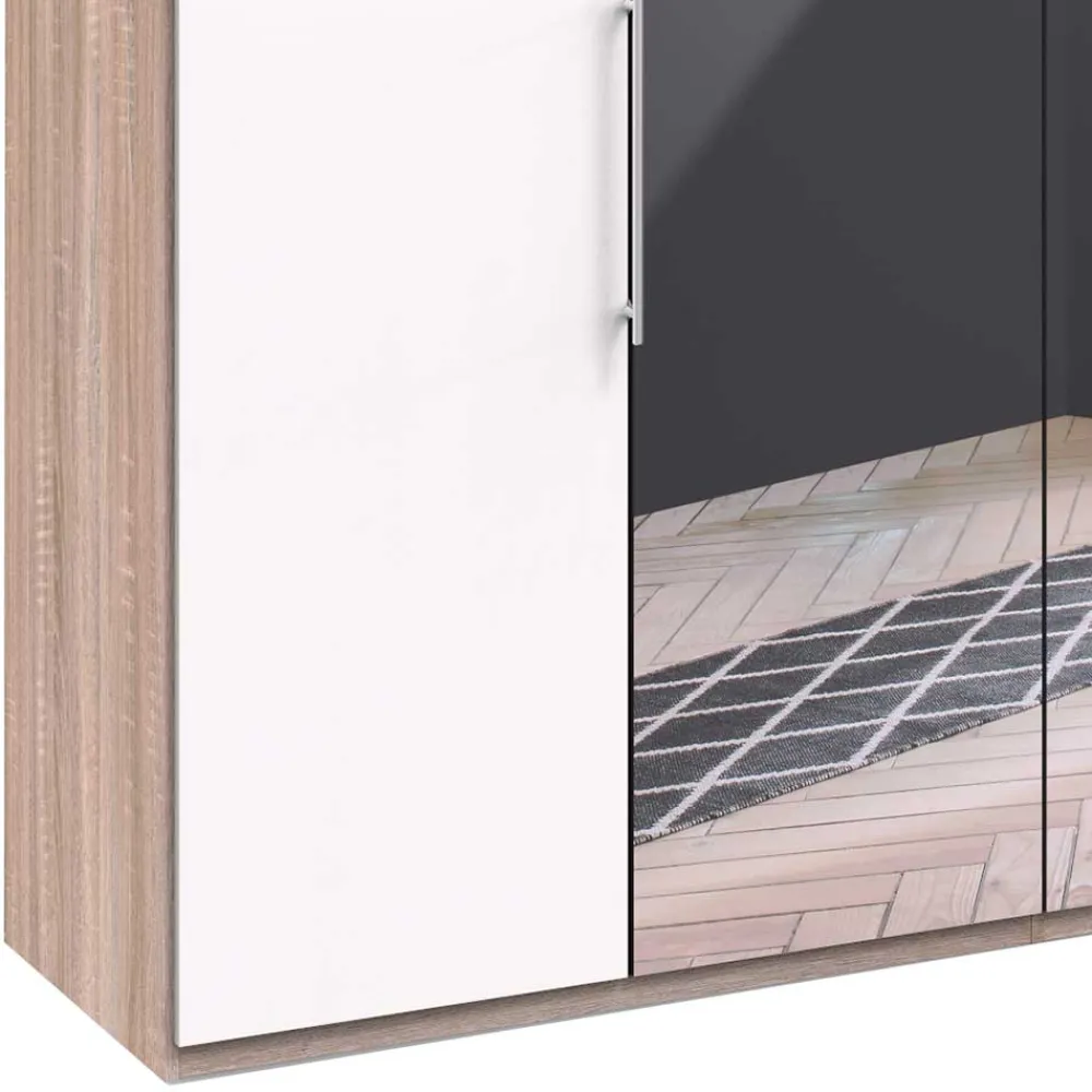 Wohnen Kleiderschränke|Schränke<3-türiger Falttüren-Kleiderschrank 300 cm - Vaclyn